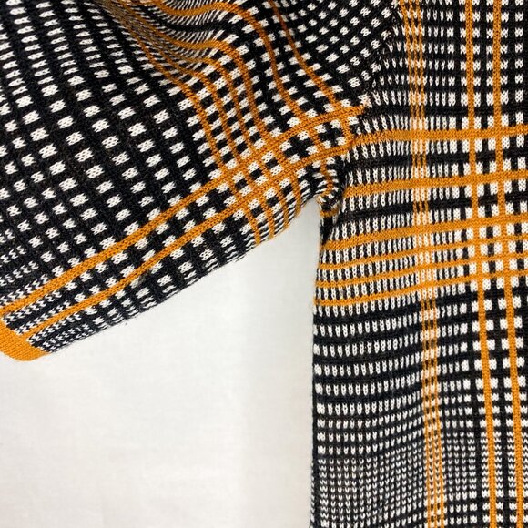 Ann Taylor Plaid Short Sleeve Sweater - Picture 5 of 6